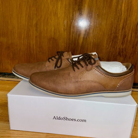 Men\'s Aldo Hofveld Flex Cognac Derby Dress Shoes - US Men\'s 10.5 - Worn once! main image 4